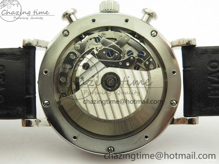 MIROTIME 0129 Snug Portofino IW391022 SS ZK 1:1 Best Edition White Dial Gold Markers On Black Leather Strap A 7130